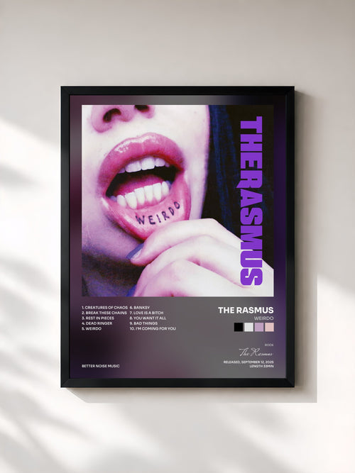 The Rasmus · Weirdo — Gerahmter Kunstdruck