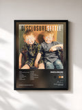 #noir Tableau de l'album Settle (Deluxe Version) de Disclosure, cadre noir, imprimé et encadré en France