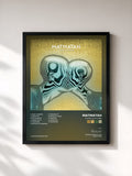 #noir Plates coutures by Matmatah as a framed art print, black frame, printed and framed in France