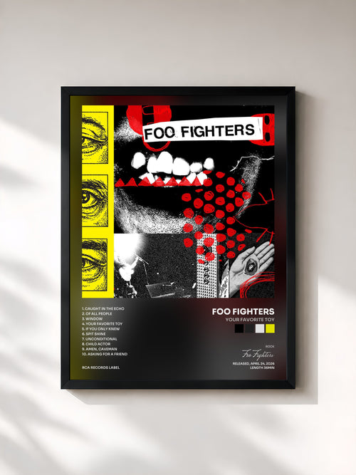 Foo Fighters · Your Favorite Toy — Gerahmter Kunstdruck