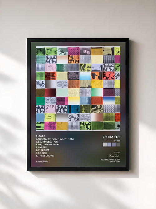 Four Tet · Three — Affiche encadrée