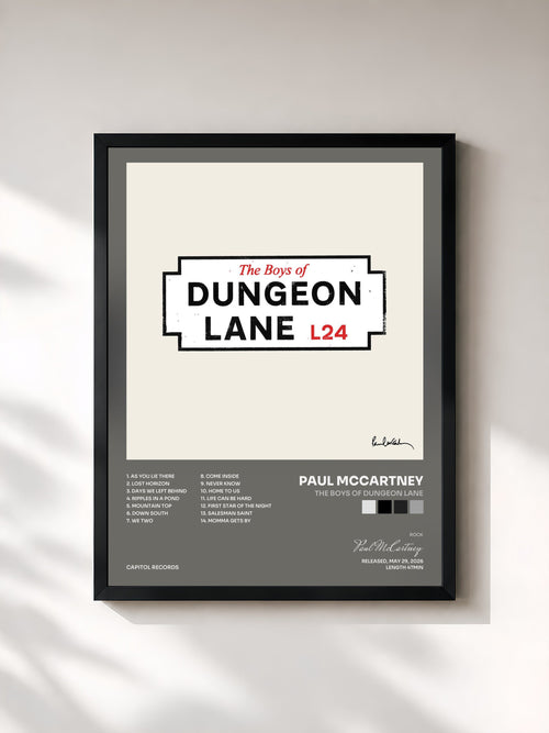 Paul McCartney · The Boys of Dungeon Lane — Stampa incorniciata