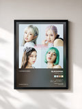 #noir Lovesick Girls (Japan Version) di BLACKPINK in stampa incorniciata, cornice nera, stampata e incorniciata in Francia