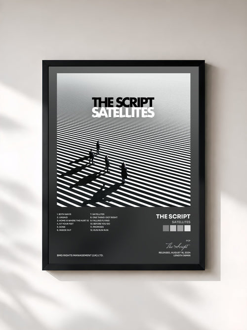 The Script · Satellites — Stampa incorniciata