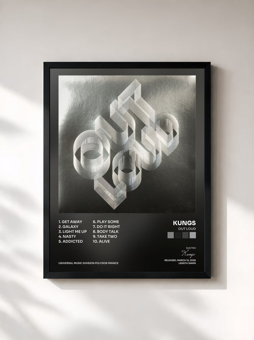 Kungs · Out Loud — Gerahmter Kunstdruck