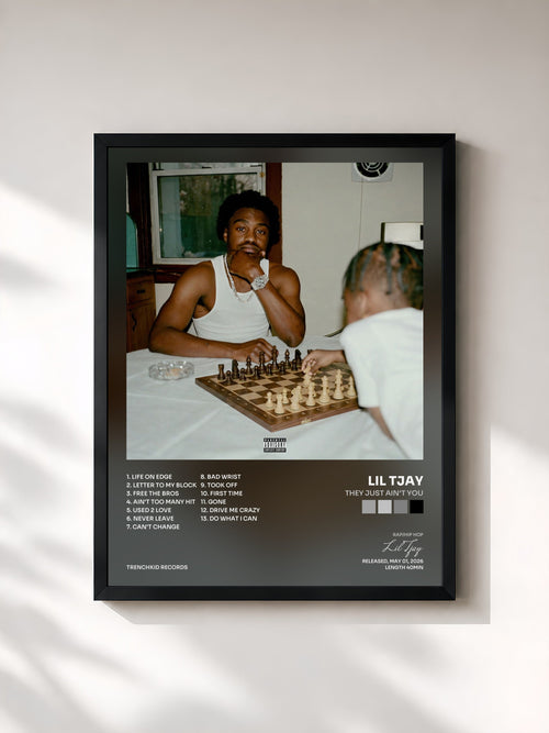 Lil Tjay · They Just Ain't You — Affiche encadrée