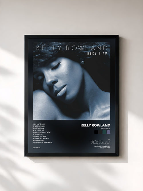 Kelly Rowland · Here I Am — Lámina enmarcada