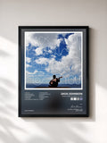 #noir From Here To Now To You by Jack Johnson as a framed art print, black frame, printed and framed in France