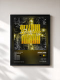 #noir Tableau de l'album Clé 2 : Yellow Wood de Stray Kids, cadre noir, imprimé et encadré en France