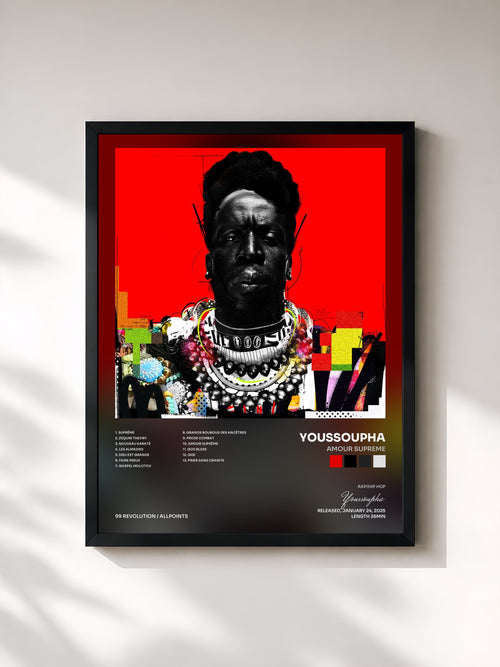 Youssoupha · AMOUR SUPREME — Stampa incorniciata