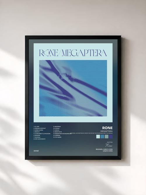 Rone · Megaptera (Original Soundtrack from the Movie the Musician and the Whale) — Lámina enmarcada