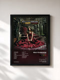 #noir Tableau de l'album My December de Kelly Clarkson, cadre noir, imprimé et encadré en France
