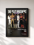 #noir Tableau de l'album Inside You de The Isley Brothers, cadre noir, imprimé et encadré en France