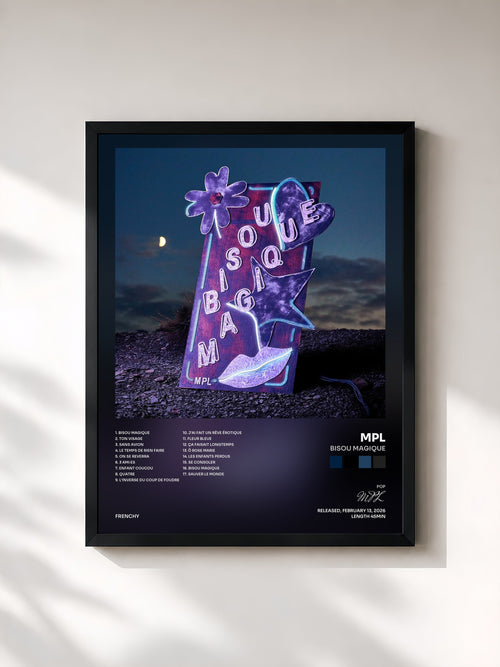 MPL · Bisou magique — Gerahmter Kunstdruck