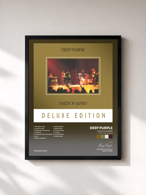 Deep Purple · Made In Japan (Deluxe / 2014 Remaster) — Affiche encadrée