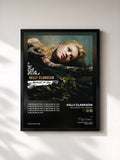 #noir Tableau de l'album Because Of You - Remixes de Kelly Clarkson, cadre noir, imprimé et encadré en France