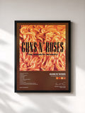 #noir The Spaghetti Incident? von Guns N' Roses als gerahmter Kunstdruck, schwarzer Rahmen, gedruckt und gerahmt in Frankreich