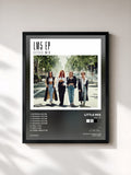 #noir Tableau de l'album LM5 - EP de Little Mix, cadre noir, imprimé et encadré en France