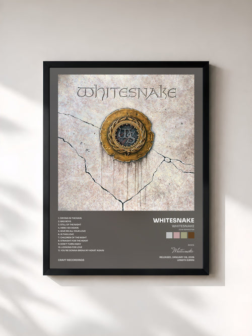 Whitesnake · Whitesnake (2018 Remaster) — Lámina enmarcada