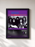 #noir Fireball (25th Anniversary Edition) di Deep Purple in stampa incorniciata, cornice nera, stampata e incorniciata in Francia