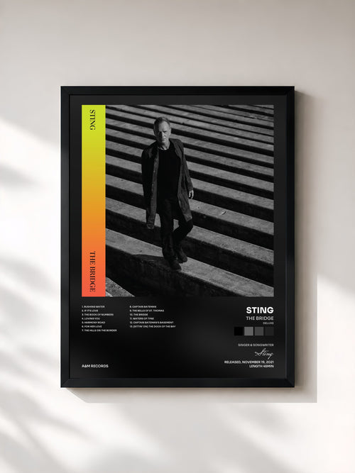 Sting · The Bridge (Deluxe) — Lámina enmarcada