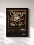 #noir Skull & Bones von Cypress Hill als gerahmter Kunstdruck, schwarzer Rahmen, gedruckt und gerahmt in Frankreich