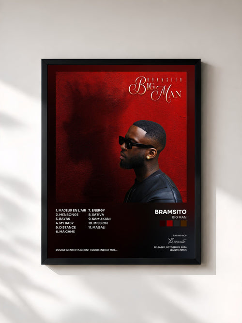 Bramsito · BIG MAN — Affiche encadrée