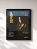 #noir Tableau de l'album Love's Been Rough On Me de Etta James, cadre noir, imprimé et encadré en France