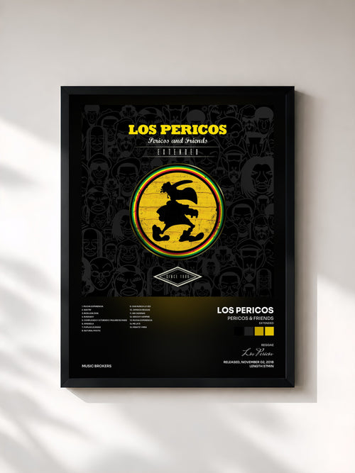 Los Pericos · Pericos & Friends (Extended) — Framed art print