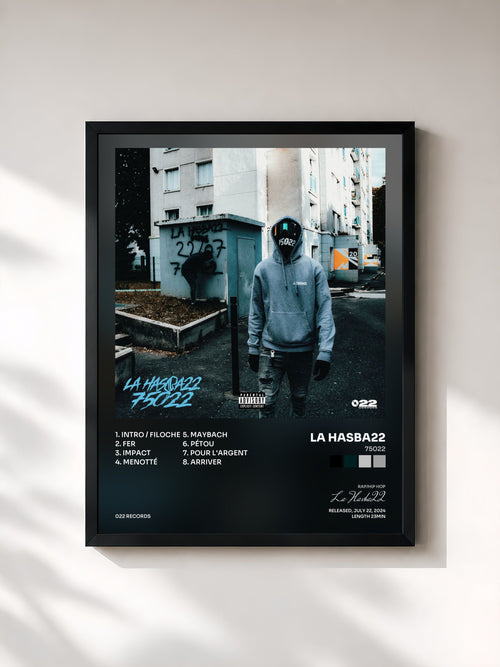 La Hasba22 · 75022 — Gerahmter Kunstdruck