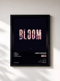 #noir Tableau de l'album Bloom - EP de Lewis Capaldi, cadre noir, imprimé et encadré en France