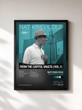 #noir From The Capitol Vaults (Vol. 1) di Nat King Cole in stampa incorniciata, cornice nera, stampata e incorniciata in Francia