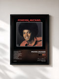#noir Forever, Michael de Michael Jackson en lámina enmarcada, marco negro, impresa y enmarcada en Francia