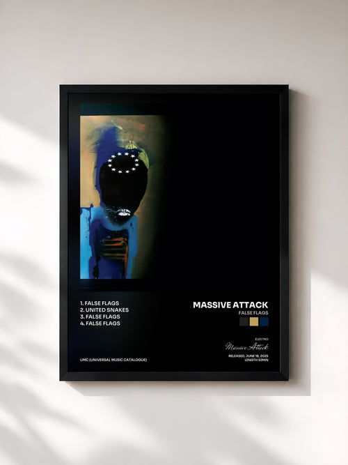 Massive Attack · False Flags — Framed art print