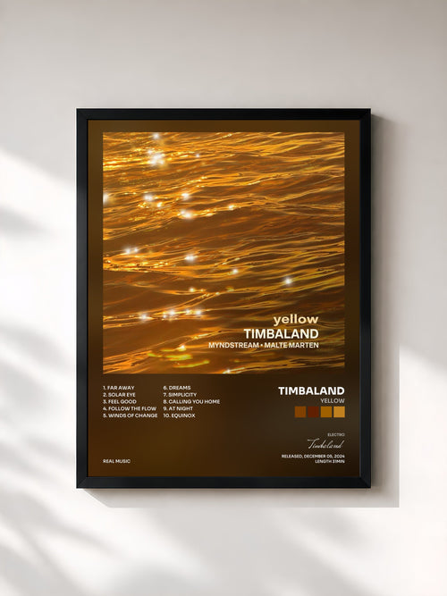 Timbaland · Yellow — Affiche encadrée