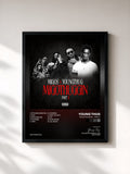 #noir MigoThuggin - Part II von Young Thug als gerahmter Kunstdruck, schwarzer Rahmen, gedruckt und gerahmt in Frankreich