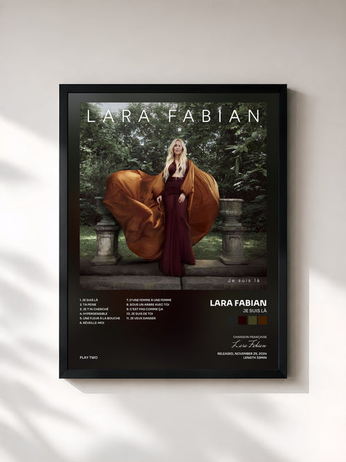 Lara Fabian · Je suis là — Affiche encadrée