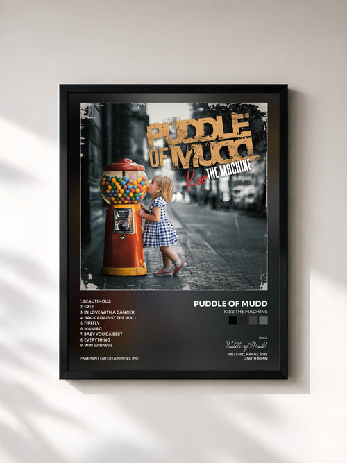 Puddle of Mudd · Kiss The Machine — Stampa incorniciata