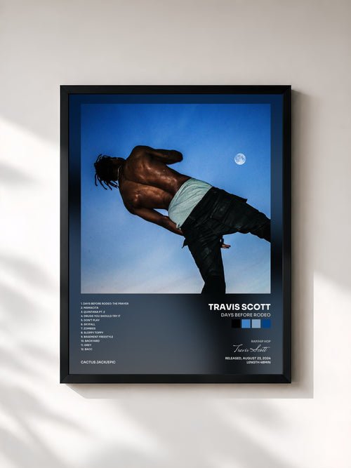 Travis Scott · DAYS BEFORE RODEO — Stampa incorniciata