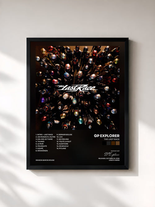 GP Explorer · The Last Race — Framed art print