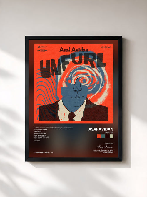 Asaf Avidan · Unfurl — Affiche encadrée