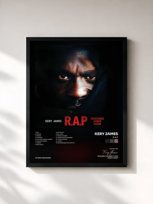 Kery James · R.A.P — Framed art print