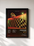 #noir Tableau de l'album Mechanical Bull (Expanded Edition) de Kings of Leon, cadre noir, imprimé et encadré en France
