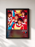 #noir Tableau de l'album The Red - The 1st Album de Red Velvet, cadre noir, imprimé et encadré en France