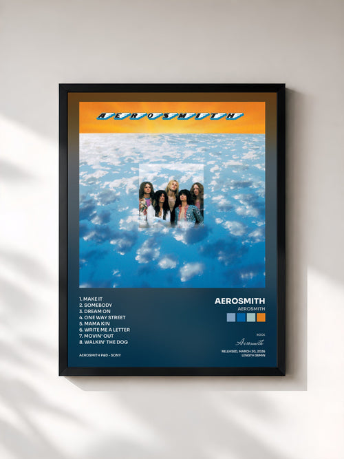 Aerosmith · Aerosmith — Gerahmter Kunstdruck