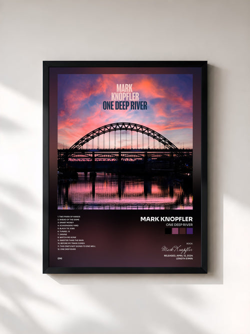 Mark Knopfler · One Deep River — Framed art print