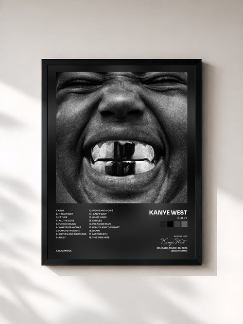 Kanye West · BULLY — Gerahmter Kunstdruck