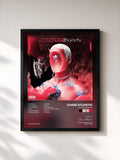 #noir BEAUTY IN DEATH de Chase Atlantic en lámina enmarcada, marco negro, impresa y enmarcada en Francia