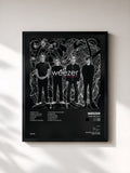 #noir Make Believe by Weezer as a framed art print, black frame, printed and framed in France