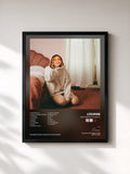 #noir Tableau de l'album Sentiments Heureux de Louane, cadre noir, imprimé et encadré en France